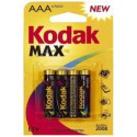 Kodak Max Pila AAA/K3A Pack 4 uds.